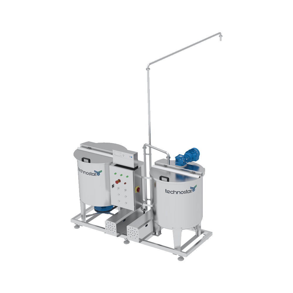 Wafer batter mixer technostar machine food processing and packaging